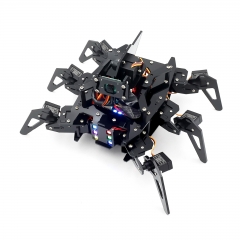 Adeept RaspClaws Hexapod Spider Robot Kit for Raspberry Pi 5/4B/3B/3B+/2B, STEAM Crawling Robot, OpenCV Target Tracking, Video Transmission